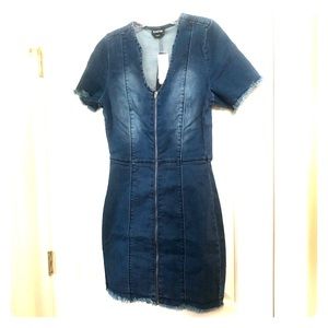 BeBe Stretch Denim Dress, NWT, Size M